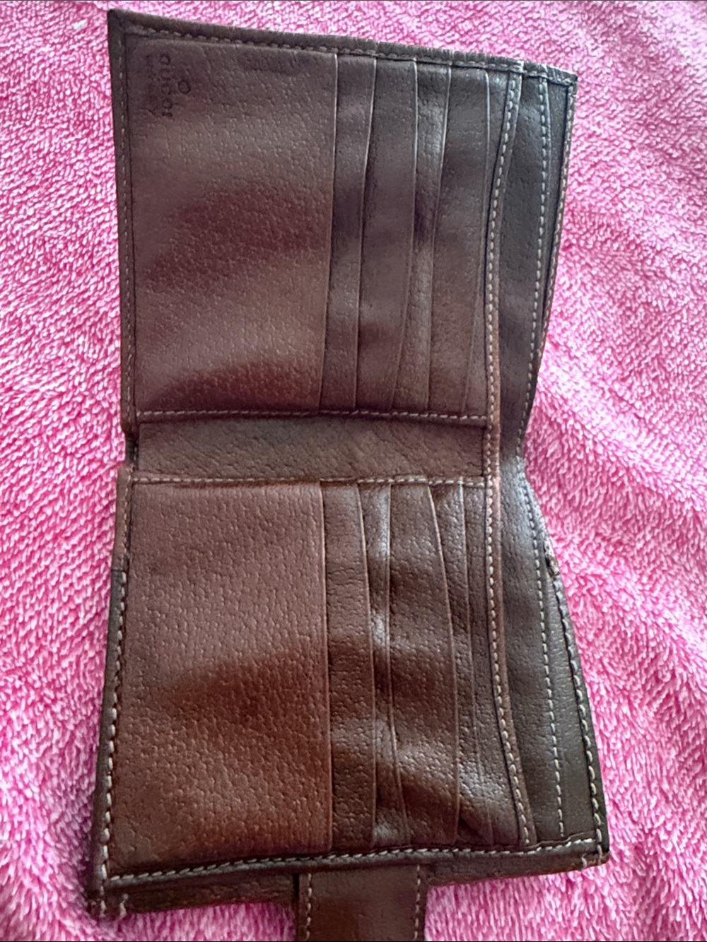 Gucci Brown/Tan GG Canvas Bamboo Trim Crossbody - Picture 7 of 12